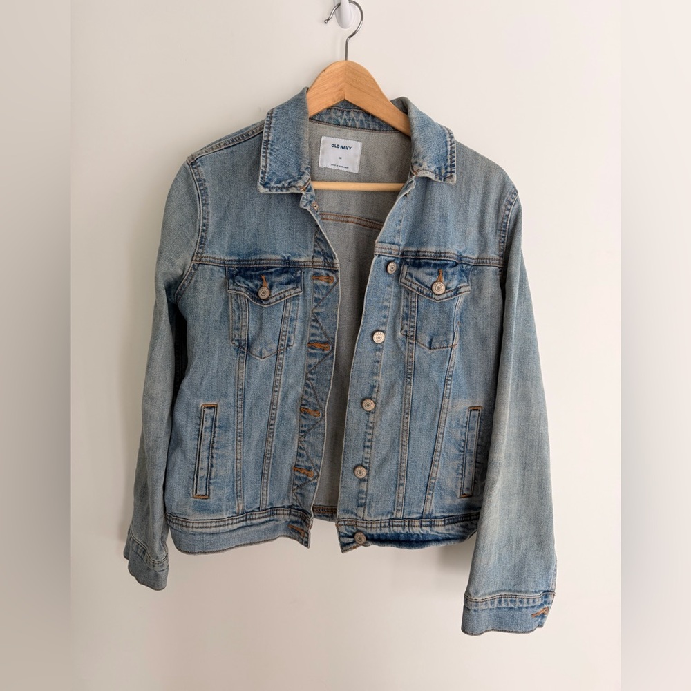 Old Navy Light Blue Denim Jacket - Women's Jean Jacket
